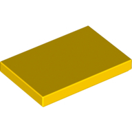 Lego destička 2x3, žlutá (6179184)